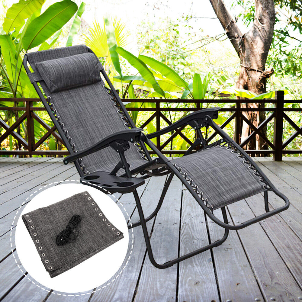 Outdoor Chair Accessory Chairs Recliner Mesh Canvas Lounge Lounger