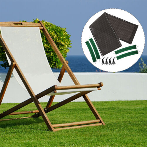 2 Sets Outdoor Chair Replacement Straps for Patio Chairs Fabric Strung Lounge