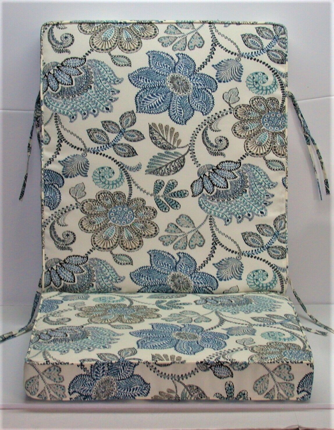 Solarium® Outdoor Chair Cushion ~ Busan Denim ~ 22 x 44.5 x 3 NEW