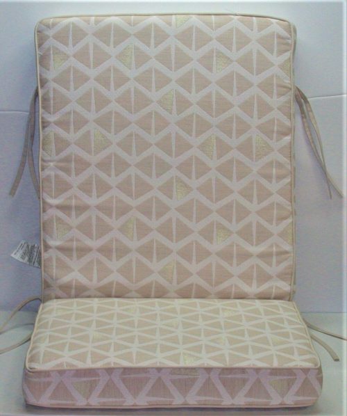 Sunbrella® Outdoor Chair Cushion ~ Spectacle Pearl ~ 22 x 45 x 3 NEW