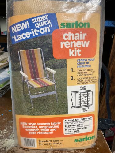 Sarlon Aluminum Outdoor Folding Chair Renew Kit - Nylon Webbing Reconditioning