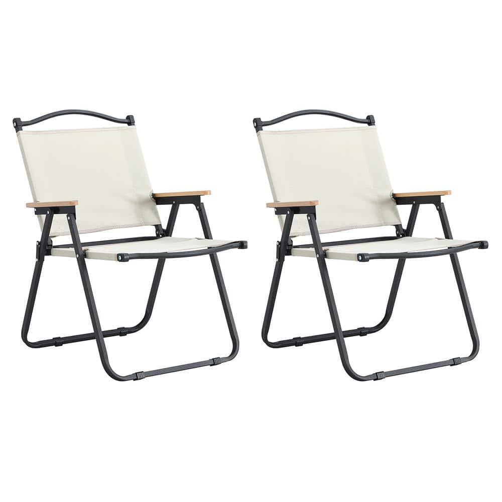 HOTEBIKE Folding Outdoor Chair 21.46" Steel for Camping, Picnics lightweight