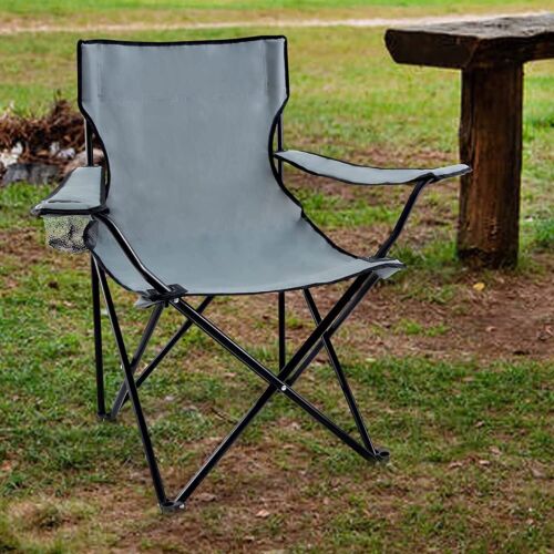 YSSOA Outdoor Portable Folding Camping Chair for Fishing Camping 15.7*31*32 inch