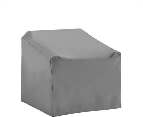 Crosley Furniture Heavy-Gauge Reinforced Vinyl Outdoor Chair Cover, Gray