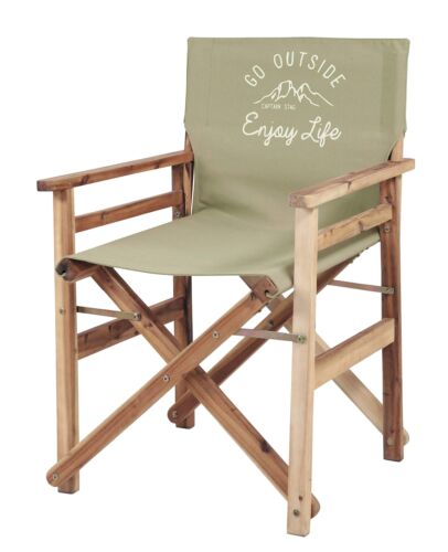 CAPTAIN STAG Outdoor Chair Folding Director Chair Khaki Monte UP-1012 Japan New