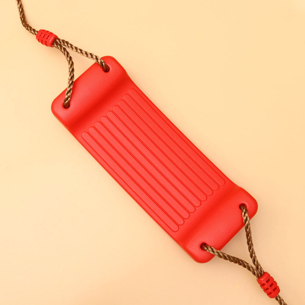 Swing Seat with Rope Outdoor Chair Hanging Adjustable Comfortable Fitness