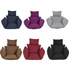 Swing Hanging Egg Rattan Chair Outdoor Garden Patio Hammock Stand Porch Cushions