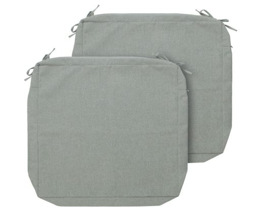 2 Pack Outdoor Cushion Covers 24" X 24" X 4", Outdoor Chair Cushion Gray- NIP