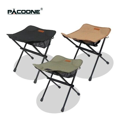 Outdoor Portable Lightweight Folding Stool Aluminum Alloy Minin Storage Chair