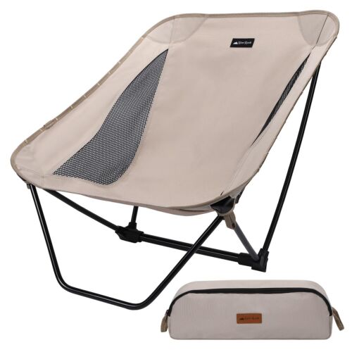 RiveRock Outdoor Chair, Low Chair,Lightweight, Wide Seat,sand beige