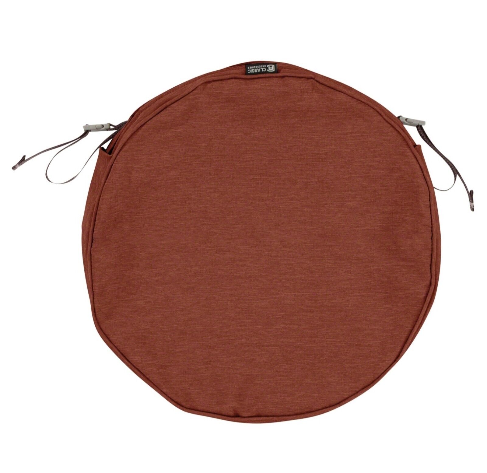 Classic Accessories Water-Resistant Outdoor Chair Round Cushion Cover 15 X 2 in
