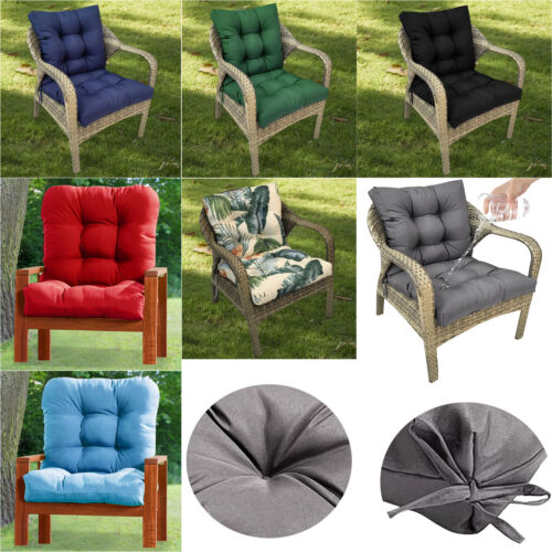 New 42''x21'' Outdoor Chair Polyester Cushion Patio Garden UV-Treated Seat Pad