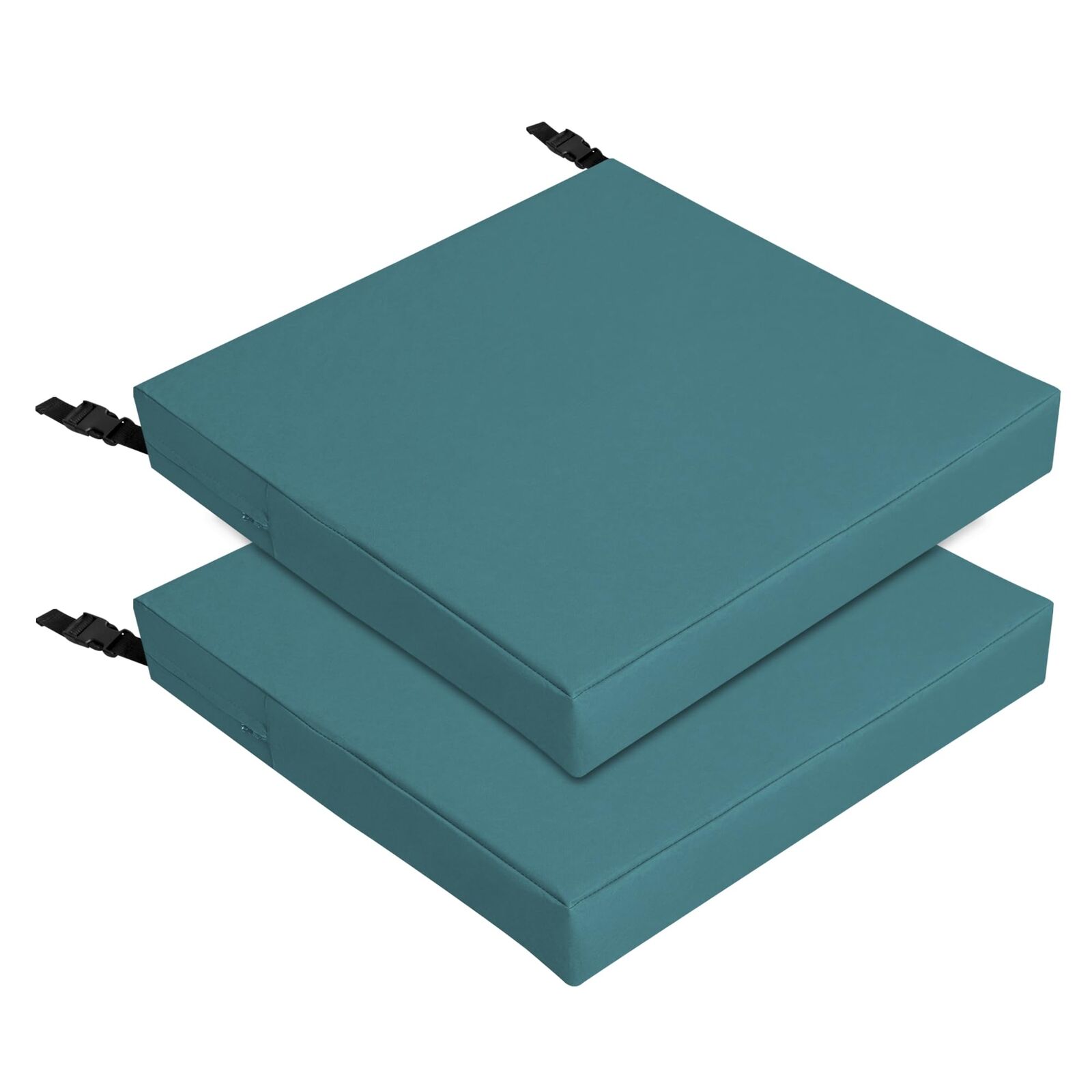 Easy-Going 19x19x3 in 2 Pack Waterproof Outdoor Chair Cushion Non-Slip Patio ...