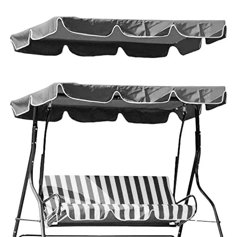 NNEOBA Outdoor Swing Chair Hammock Canopy - Waterproof Roof Canopy Replacement w