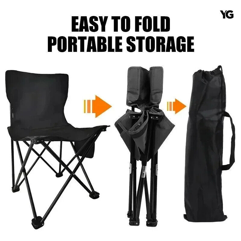 Outdoor Portable Folding Chair With Storage Bag Foldable Car Outdoor Chair Light