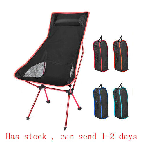 Outdoor Ultralight Moon Chairs Portable Foldable Backrest Seat Garden Home Chair