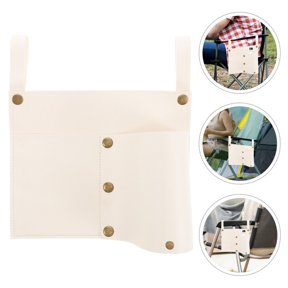 Outdoor Camping Chair Side Pockets with Cup Holder Storage Bag for Water Bottle