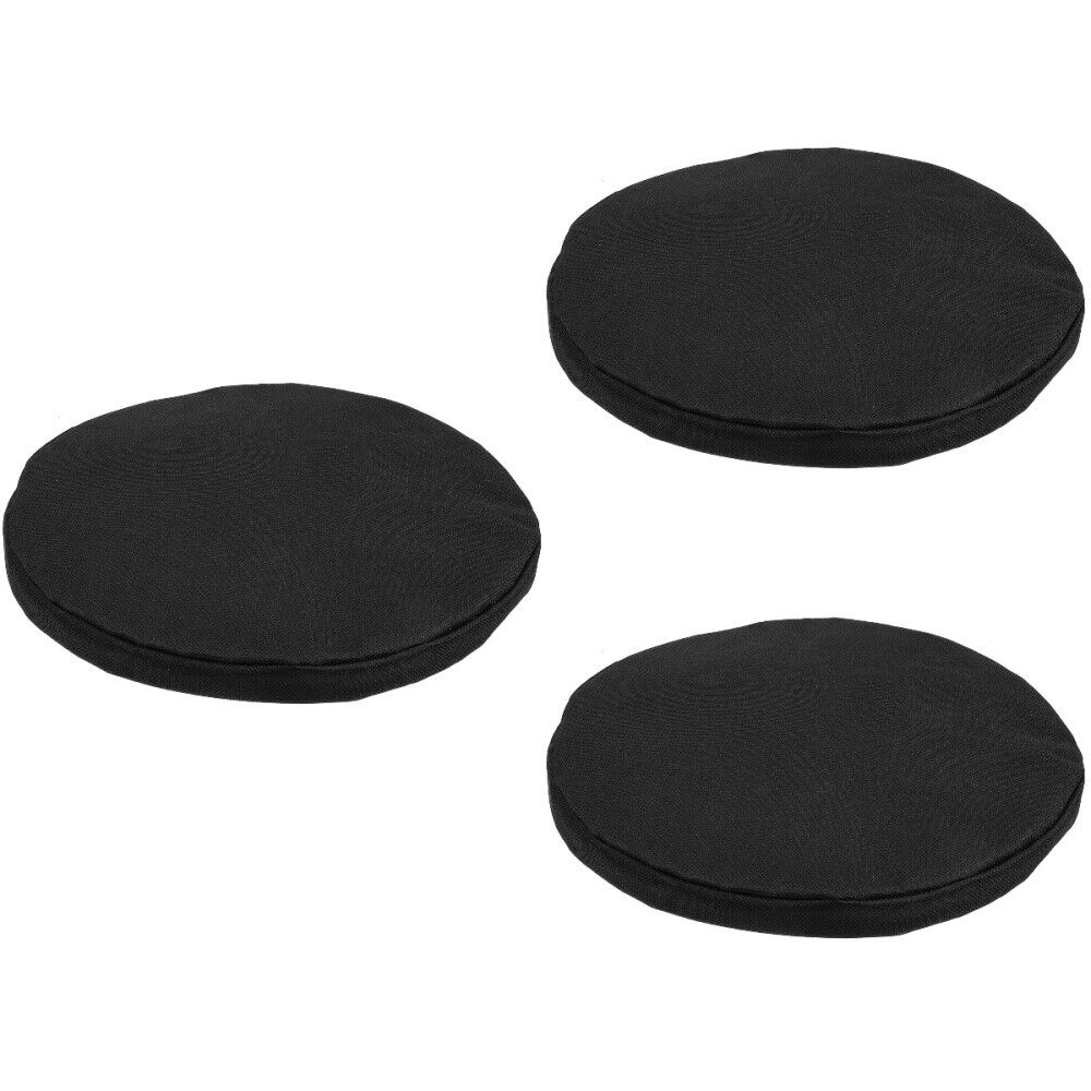 Set of 3 Portable Folding Stool Cushion Outdoor Chair Cushions Seat