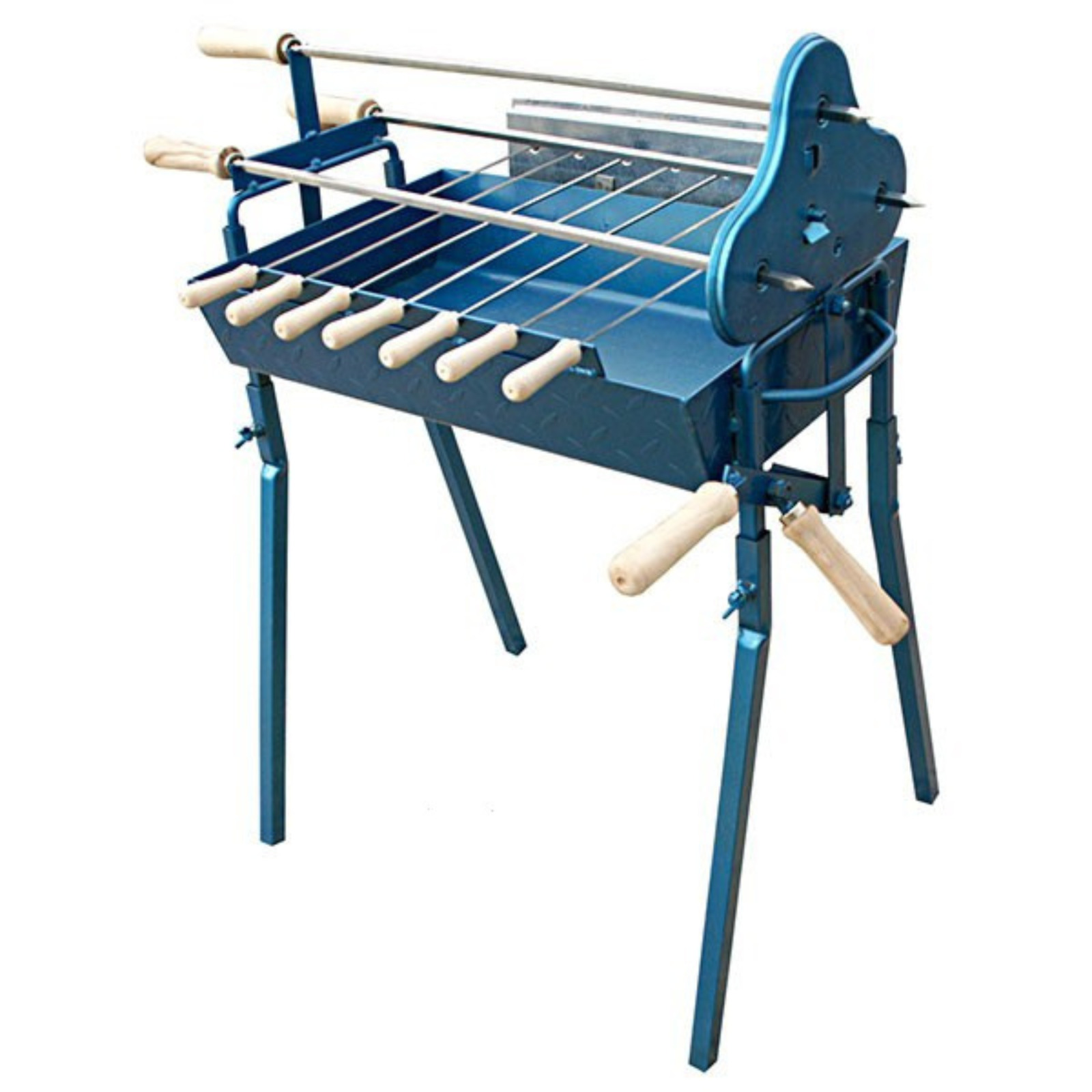 Cyprus Charcoal Barbecue Grill (Foukou) - Greek Cypriot Rotisserie BBQ