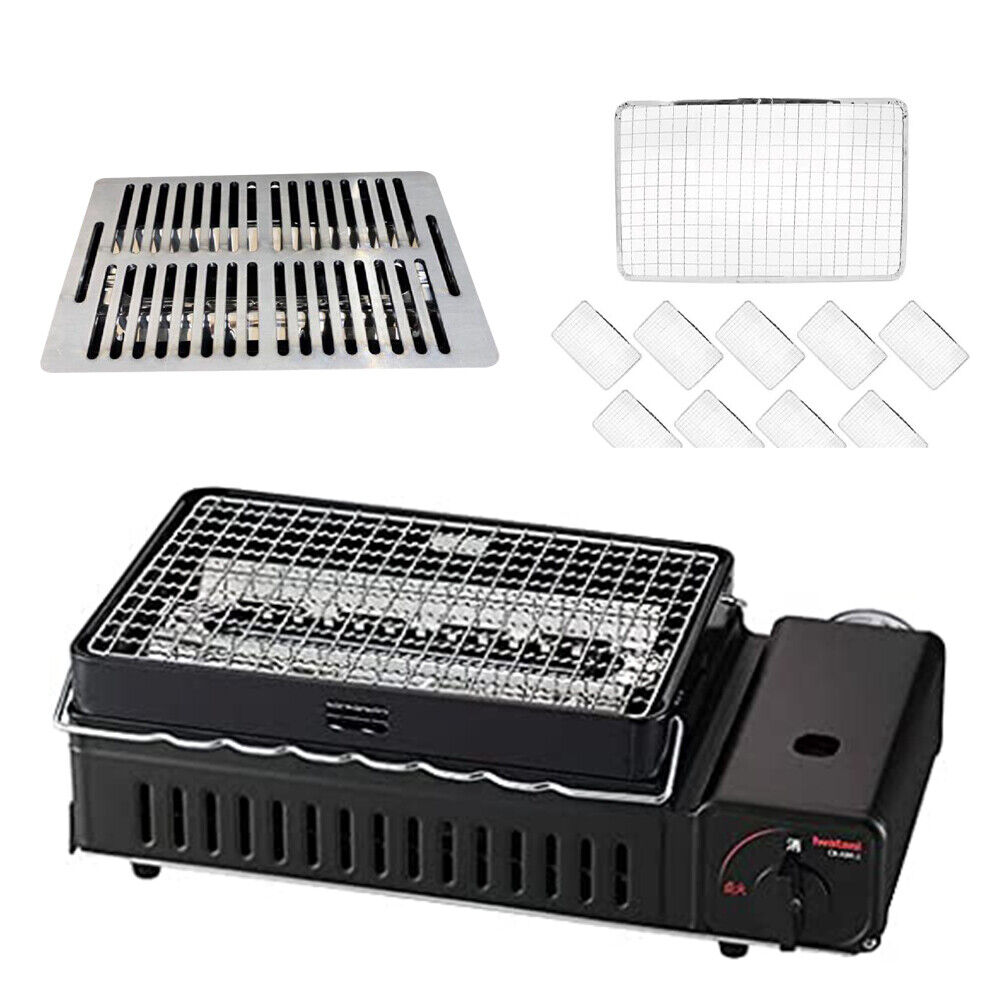 Iwatani ABURIYA 2 Portable Gas Grill Stove CB-ABR-2 Barbecue BBQ Teppanyaki Set