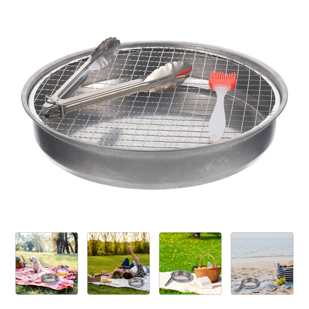 Mini-Barbecue-Grill Tragbarer Holzkohlegrill Grillen Mit Freunden Im Park