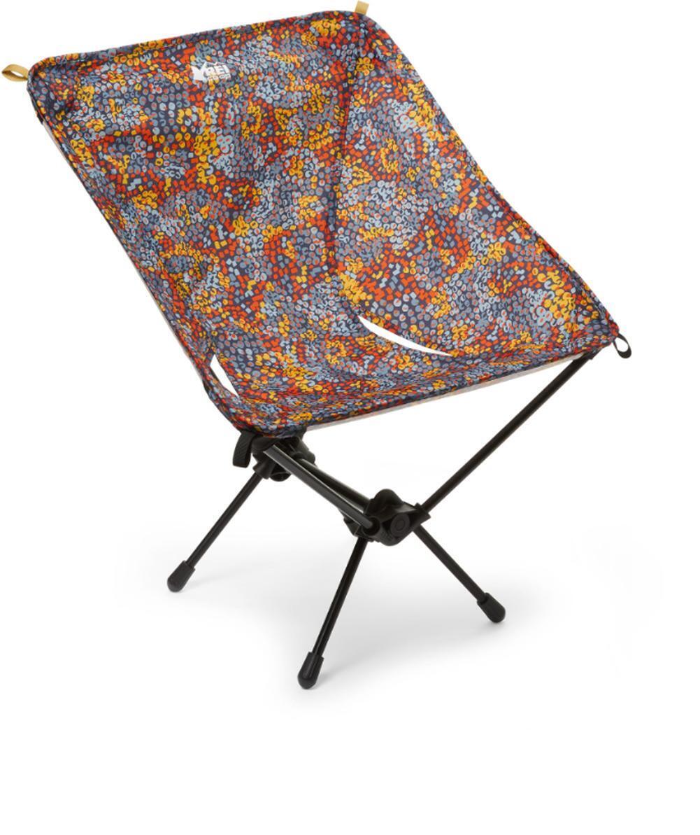 NONE PEBBLE HUNT BLUE SHALE Flexlite Print Camp Chair