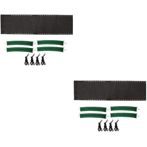 2 Sets Folding Patio Chair Outdoor Reclining Lounge Supplies