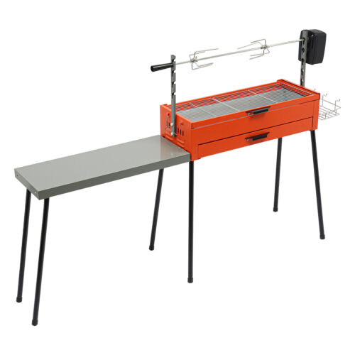 BBQ Grill Charcoal Barbecue Grill Camping Barbecue Grill with Detachable Table