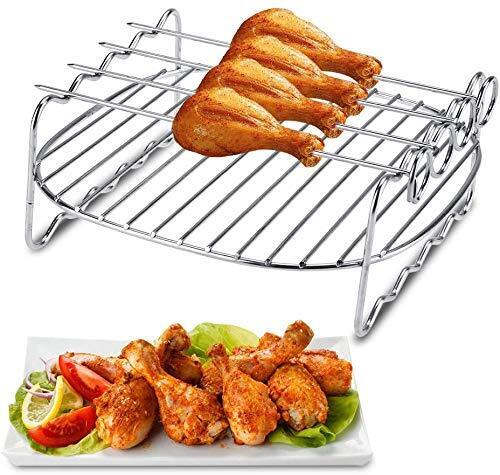 Zunate Double Cuche Grill Viande Le BarbecueAccessoires de Barbecue - en Acie...