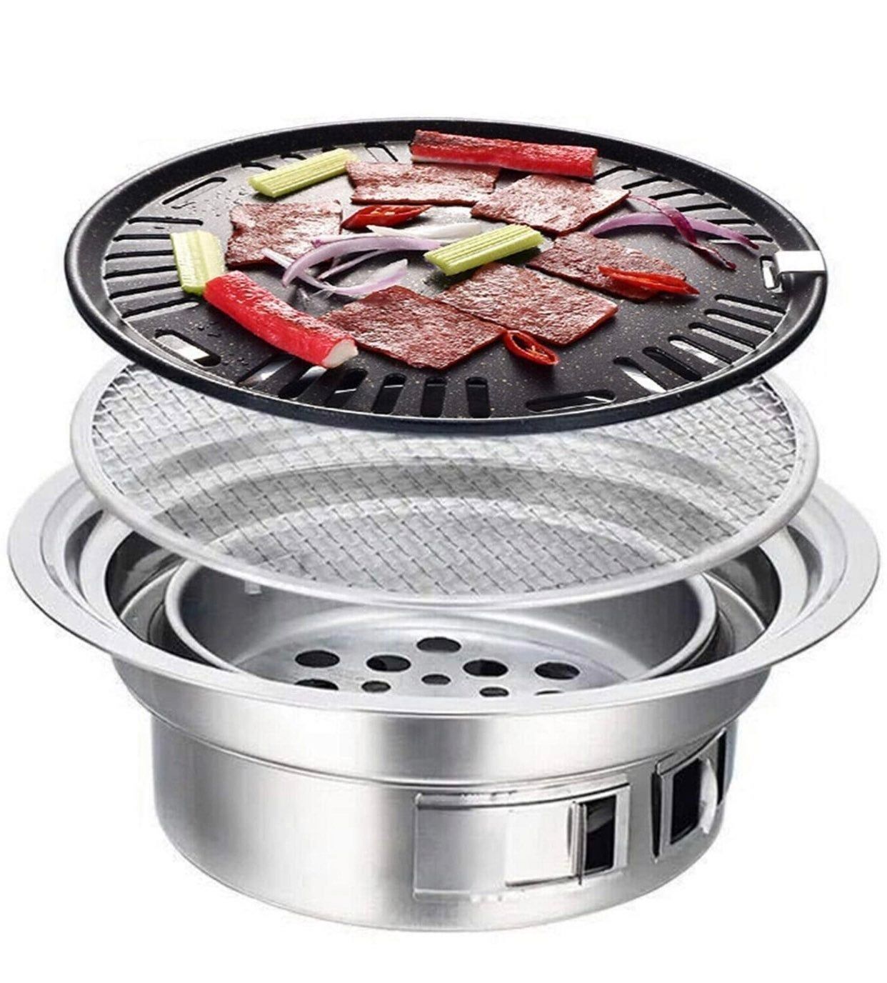 Outdoor Picnic Charcoal Grill, Portable