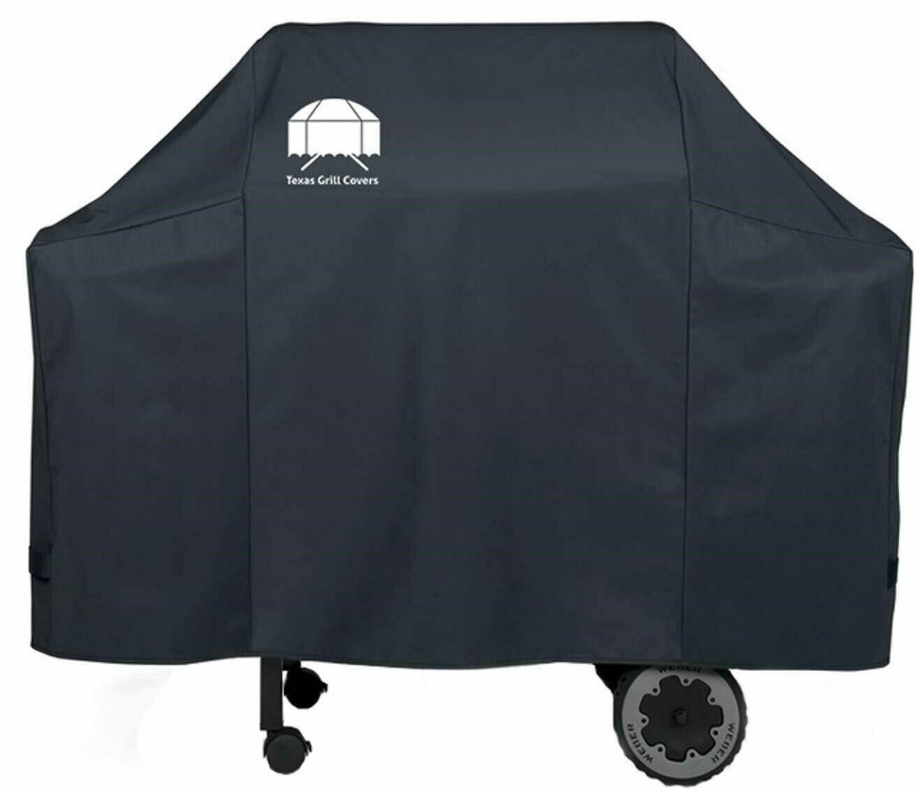 7573 Texas Premium Barbecue Grill Cover With Grill Brush And Tongs - B00FD51HEK