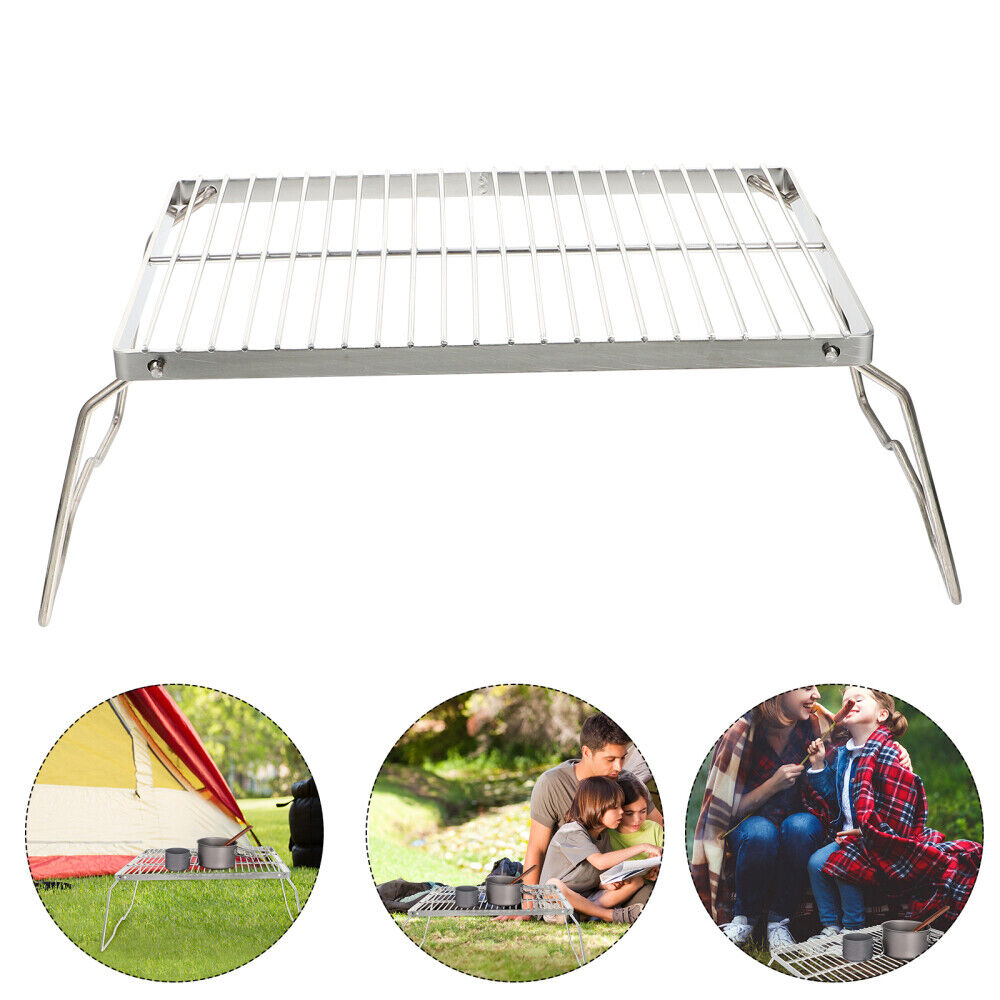 Portable Campfire Grill Firewood Burner Barbecue Grill Stand