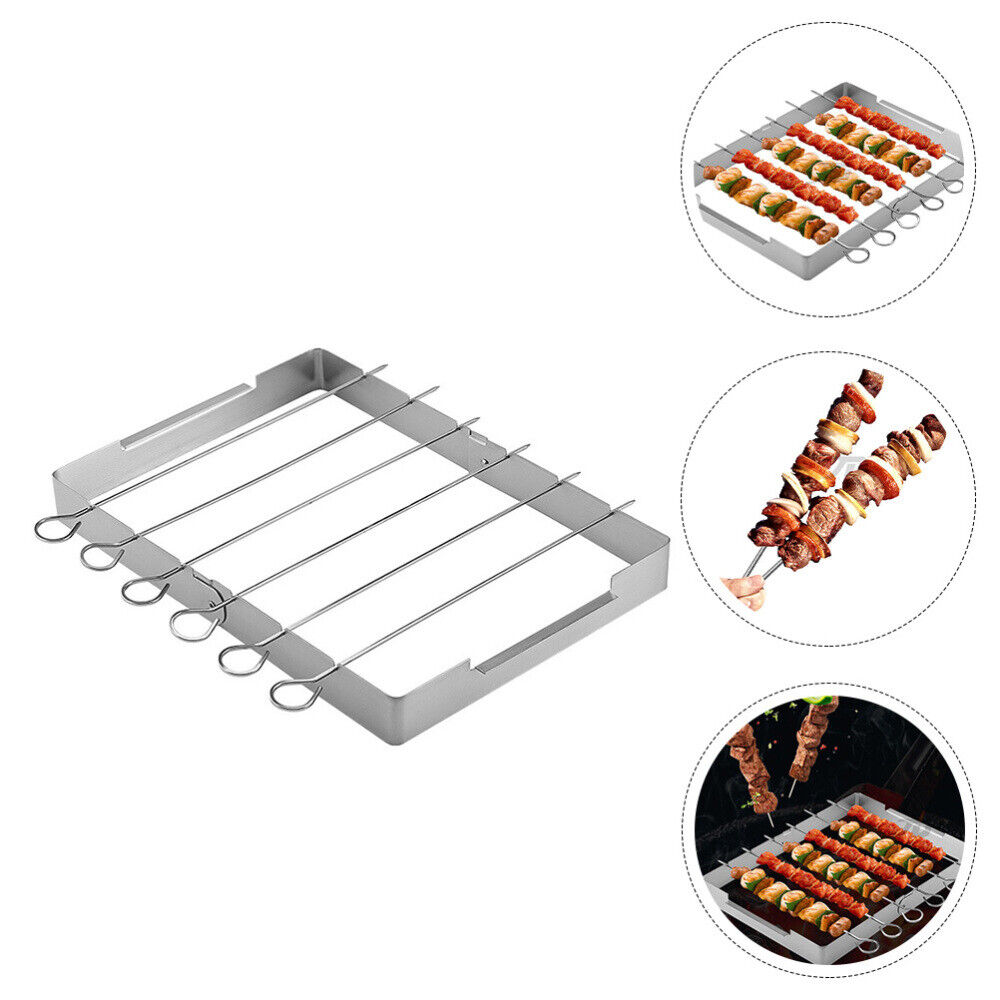 Barbecue Grill Stainless Steel Beach Bbq Utensils Rack Kit Grate