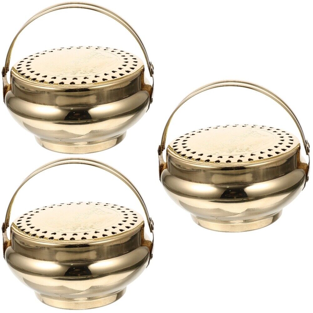 3 Pack Wedding Cross Brazier Large Barbecue Grill Household Charcoal Burner