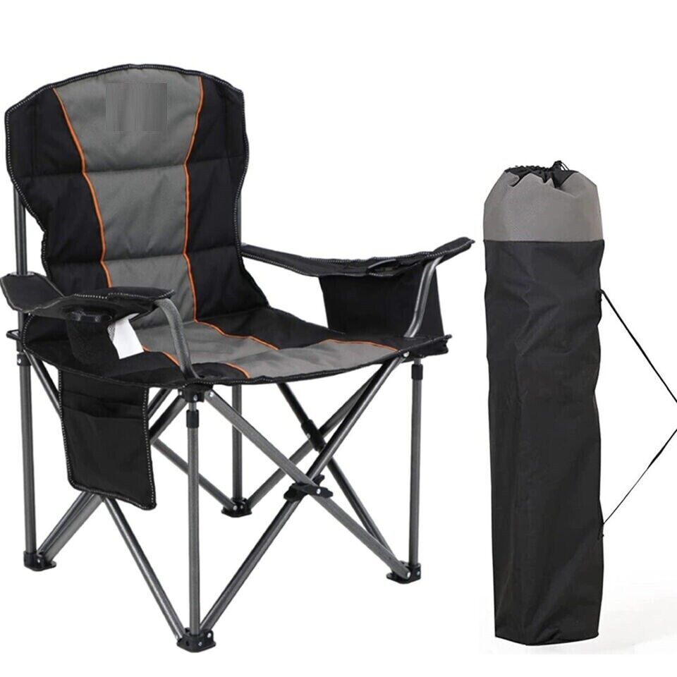 Oversize Camping Chair Heavy Duty Outdoor Folding Chair with Cup Hold