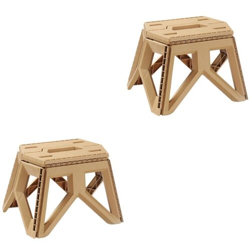 2 PCS Kids Folding Chair Portable Stool Foldable Outdoor Travel