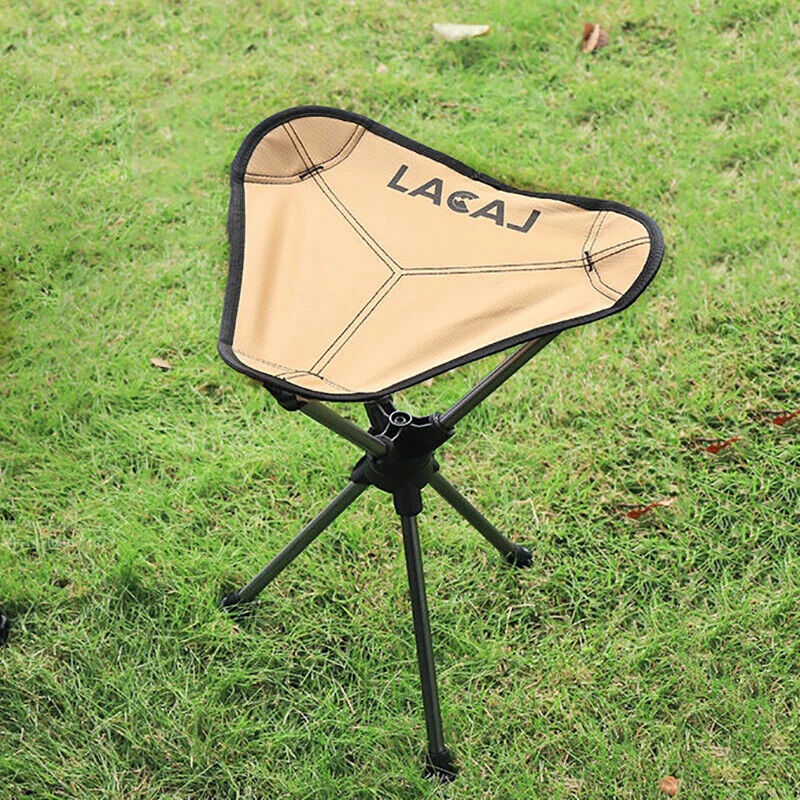 Outdoor Leisure Folding Super Light Aluminum Alloy Rotating Triangle Chair New