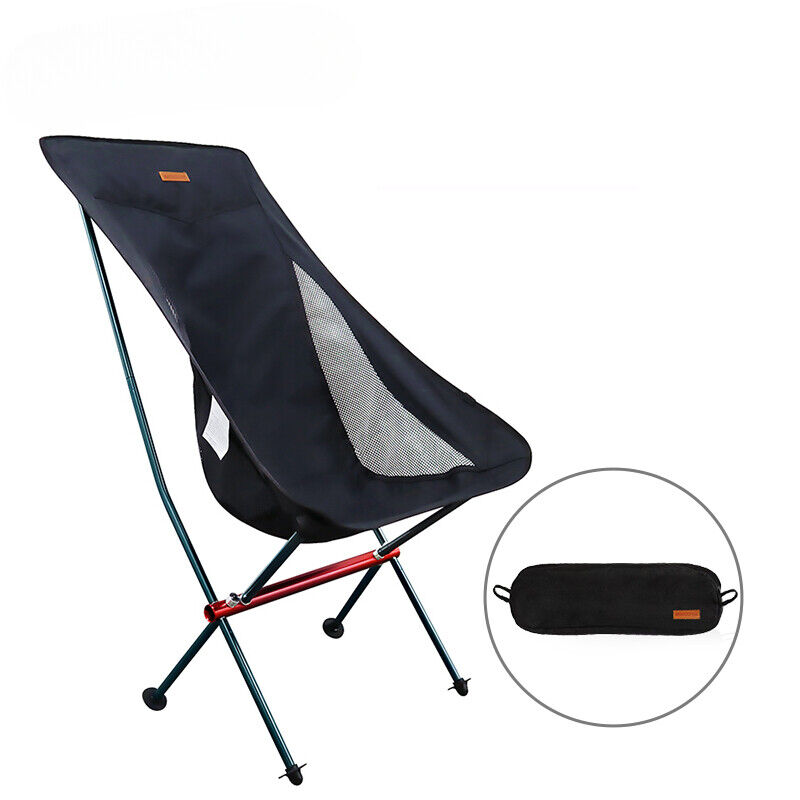 Outdoor Portable Camping Chair Oxford Cloth Folding Lengthen Seat for Fishing