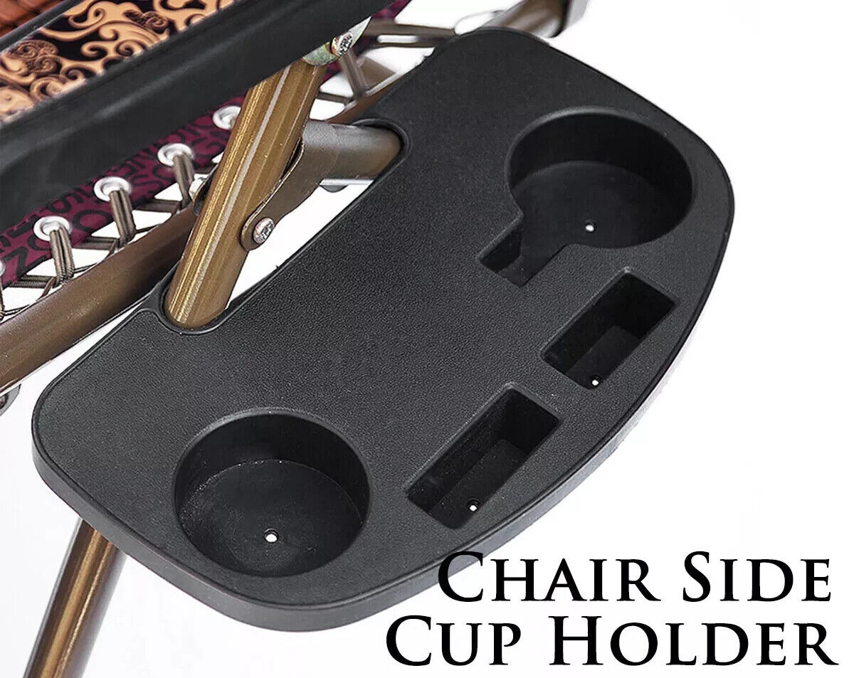 Portable Camping Picnic Beach Outdoor Chair Side Tray For Drink & Mobile Phone..