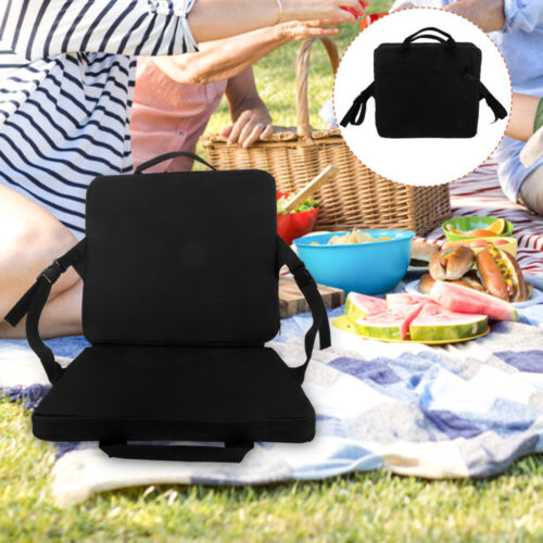 Padded Camping Chair Outdoor Folding Cushion Snack Lightweight