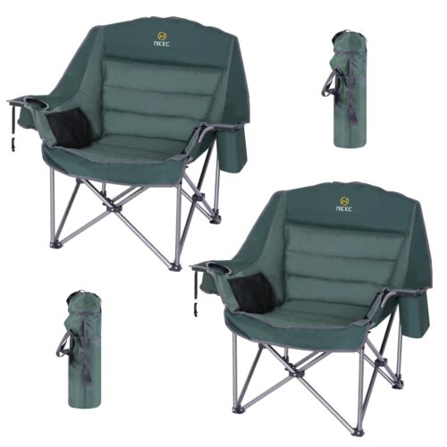 Nice C Camping Chairs, Oversized XL Padded Camping Chair, Outdoor Chair, Camp...