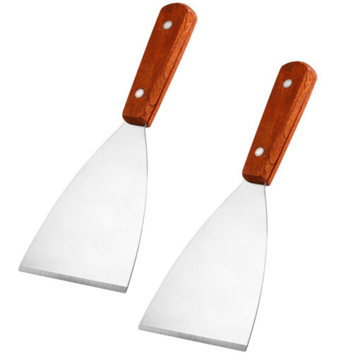Barbecue Grill Accessories Heavy Duty Slant Scraper Spatula