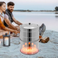 Stainless Steel Barbecue Grill Charcoal Grill with 50* Skewers for Camping & BBQ