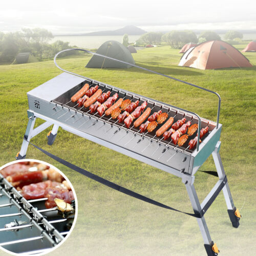 USB Electric Charcoal Grill Automatic BBQ Household Rotary Barbecue Machine