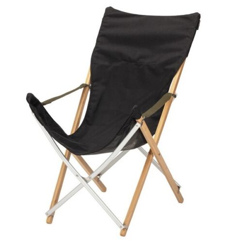 Snow Peak FES-055 Outdoor Chair Take! Chair Long Black