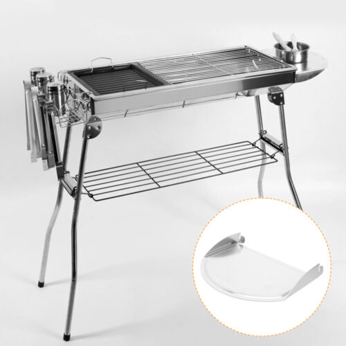 Grill Table Rack Barbecue Side Table Barbecue Side Burner Barbecue Grill Table