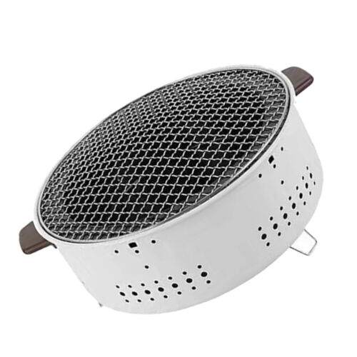 1 Set Tabletop Grill Portable Camping Grill Charcoal Cooking Barbecue Grill