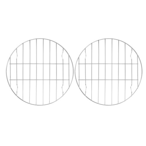 2 Pcs Stainless Steel Barbecue Grill Stainless Steel BBQ?wire?mesh Air Metal