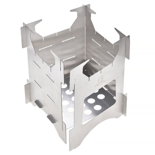 Outdoor Barbecue Grill Wood Stove Folding Furnace Portable Firewood Camping