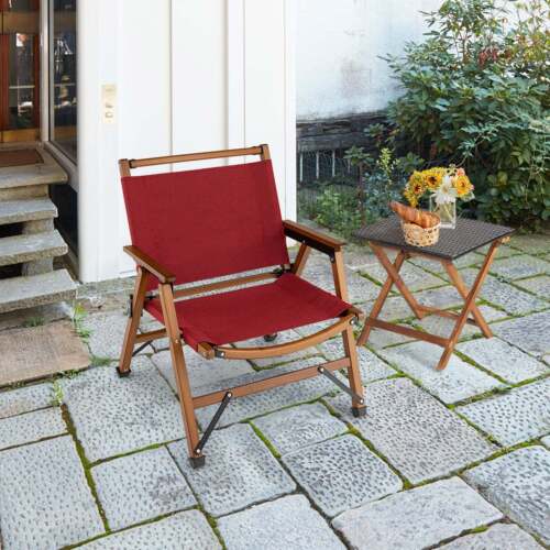 NNECW Patio Folding Portable Outdoor Chair for Camping Fishing Picnic-1 piece